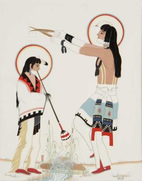 "Introducing of the Young Zuni Priest"