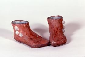 Ceramic moccasins