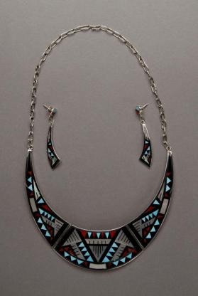 Necklace, earrings, set