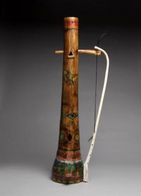 Apache fiddle (violin) and bow