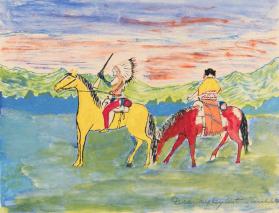"Indians on Horseback"