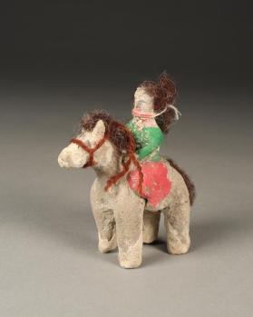 Figure, horse and rider