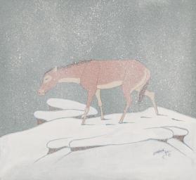 "Donkey In Snow"
